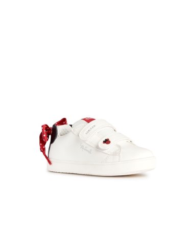 Geox niedrige Sneakers mit Klettverschluss und Schnürsenkeln