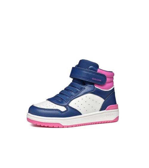Geox hohe Sneakers Klettverschluss und Schnürsenkel