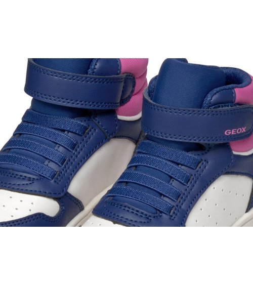 Geox hohe Sneakers Klettverschluss und Schnürsenkel