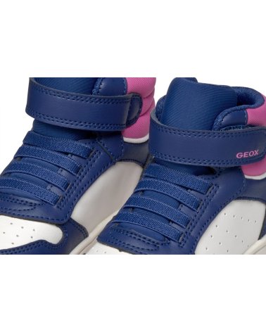 Geox hohe Sneakers Klettverschluss und Schnürsenkel