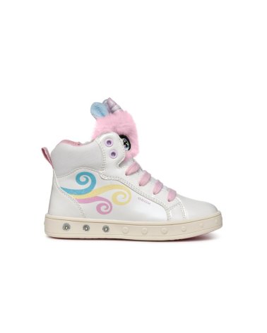 Geox sneakers alte con lacci e decorazioni
