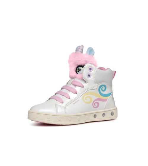 Geox high-top sneakers with laces and decorations