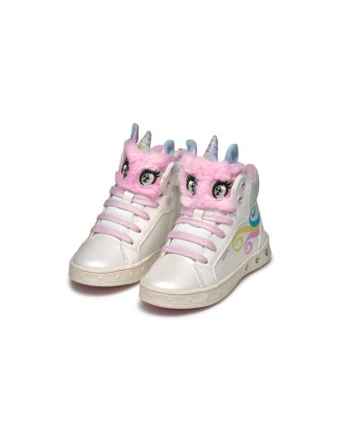 Geox high-top sneakers with laces and decorations