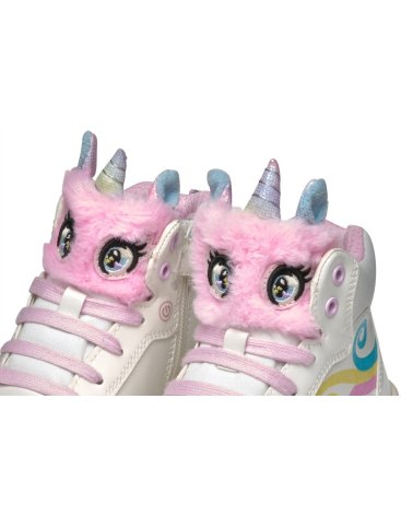 Geox sneakers alte con lacci e decorazioni
