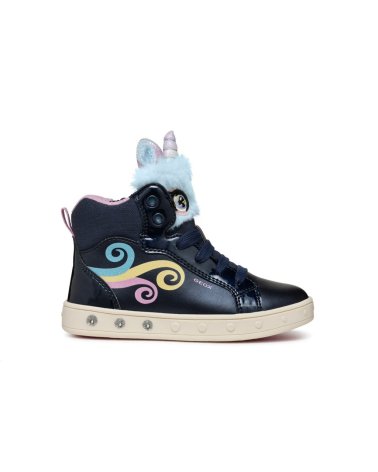 Geox sneakers alte con lacci e decorazioni