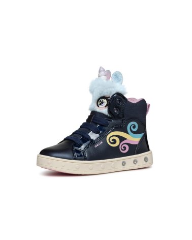 Geox high-top sneakers with laces and decorations