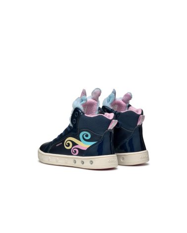 Geox high-top sneakers with laces and decorations
