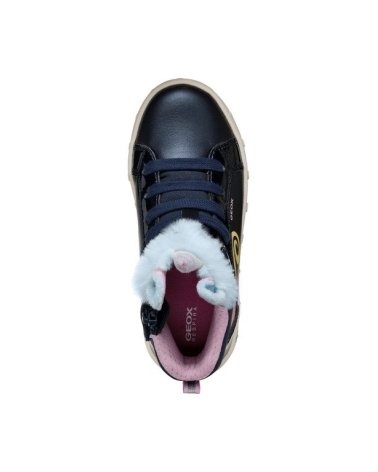 Geox sneakers alte con lacci e decorazioni