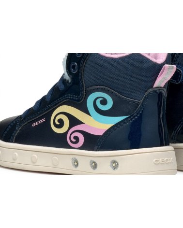 Geox sneakers alte con lacci e decorazioni