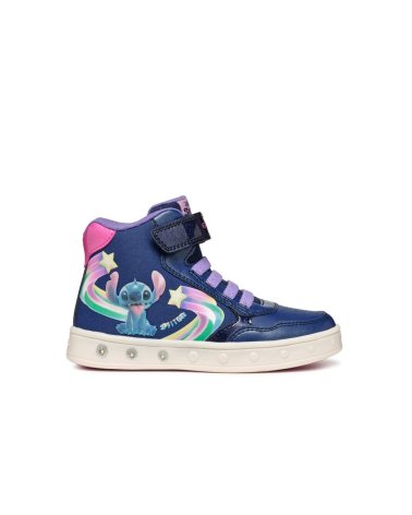 Geox sneakers alte con velcro e lacci