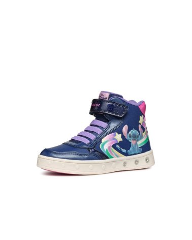 Geox sneakers alte con velcro e lacci