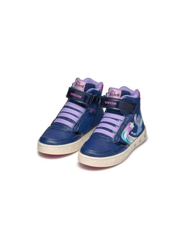 Geox sneakers alte con velcro e lacci