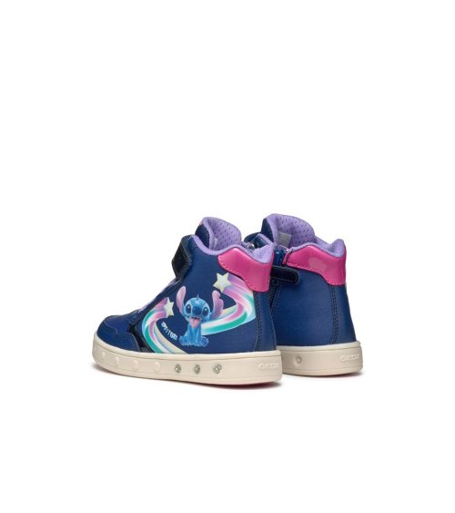 Geox sneakers alte con velcro e lacci
