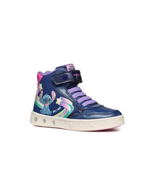 Geox zapatillas altas con velcro y cordones