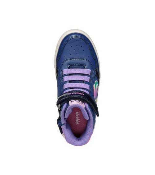 Geox high-top sneakers with Velcro and laces