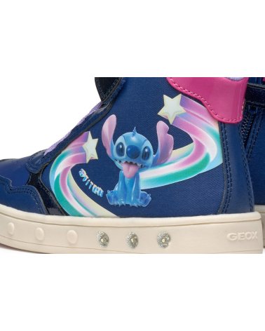Geox baskets montantes avec velcro et lacets