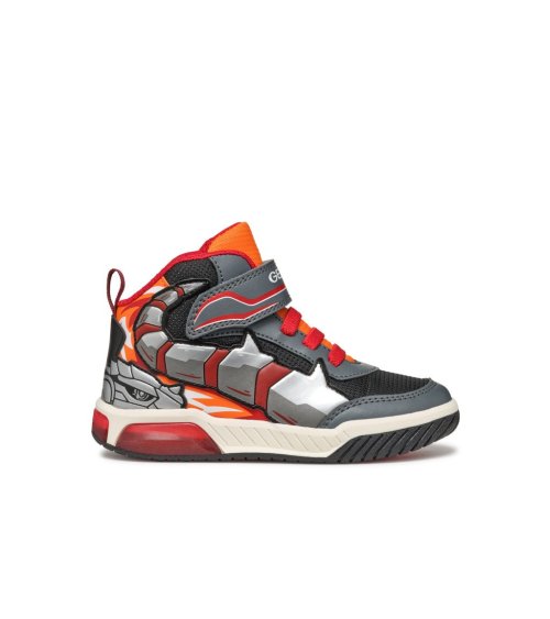 Geox sneakers altas velcro y cordones