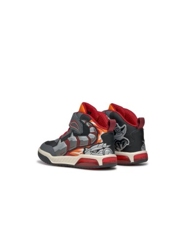 Geox sneakers altas velcro y cordones