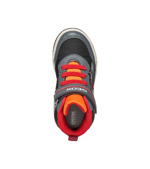 Geox sneakers altas velcro y cordones
