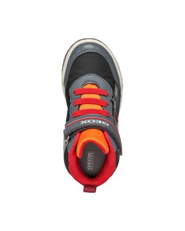 Geox hohe Sneakers Klettverschluss und Schnürsenkel