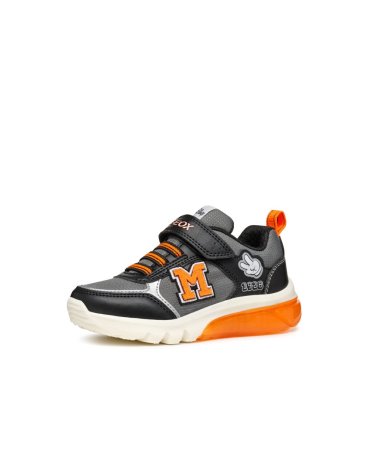 Geox J CIBERDRON Sneakers niedrig Klett und Schnürsenkel