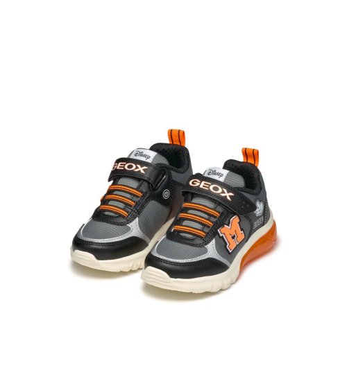 Geox J CIBERDRON Sneakers niedrig Klett und Schnürsenkel