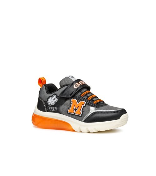 Geox J CIBERDRON Sneakers niedrig Klett und Schnürsenkel