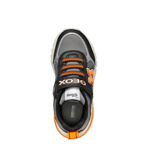 Geox J CIBERDRON baskets basses velcro et lacets