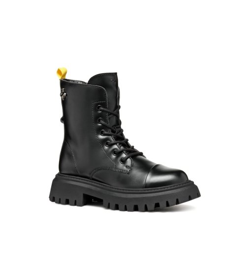 Geox Schnürstiefel hohe Sohle