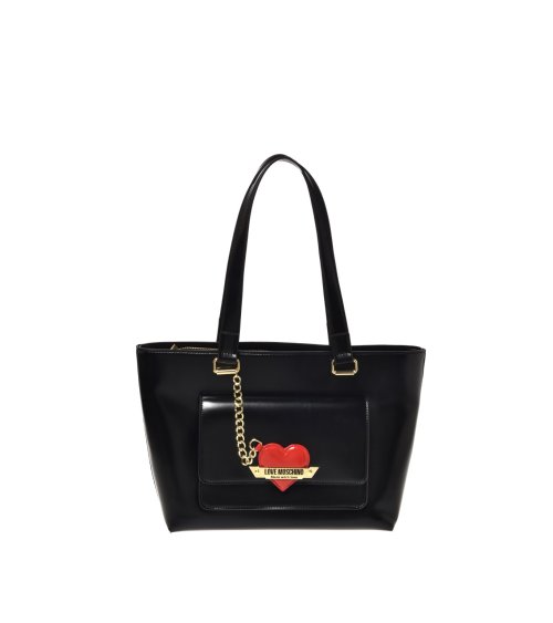Love Moschino bolso de mano con bolsillo frontal