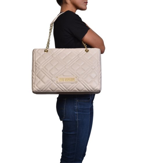 Love Moschino gestepptes Handtasche