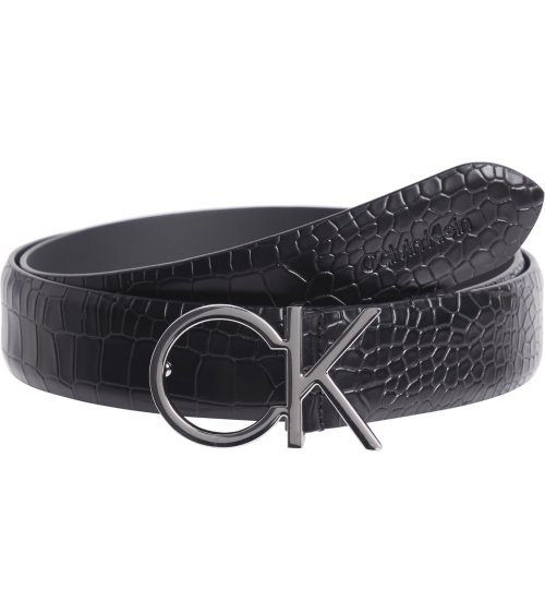 Ceinture effet crocodile Calvin Klein