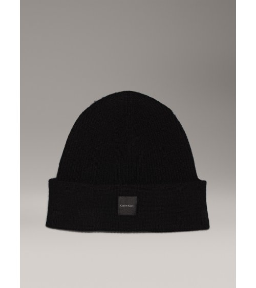 Calvin Klein Bonnet tricot revers