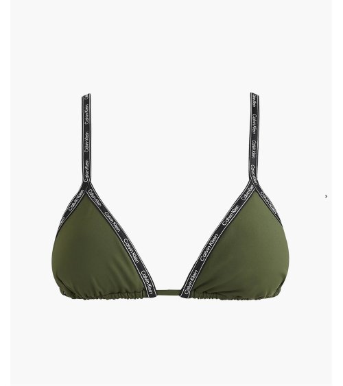 Calvin Klein triangle bikini top