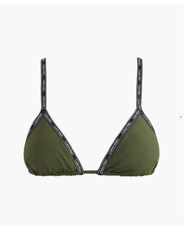 Calvin Klein triangle bikini top